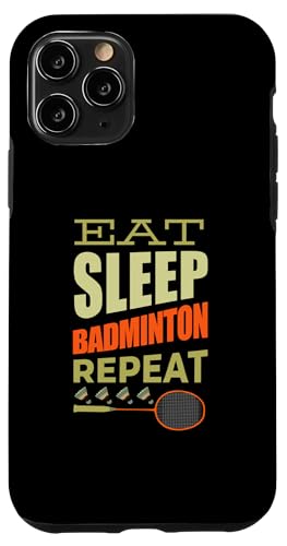 Badminton Federball Badmintonspieler EAT SLEEP BADMINTON Hülle für iPhone 11 Pro Badminton Federball Badmintonspieler EAT SLEEP BADMINTON Hülle für iPhone 11 Pro von Badminton Set Zubehör Sport Geschenke Shirts