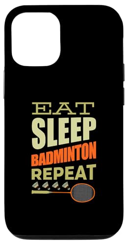 Badminton Federball Badmintonspieler EAT SLEEP BADMINTON Hülle für iPhone 12/12 Pro Badminton Federball Badmintonspieler EAT SLEEP BADMINTON Hülle für iPhone 12/12 Pro von Badminton Set Zubehör Sport Geschenke Shirts