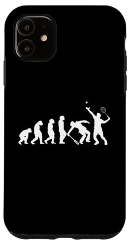 Badminton Federball Badmintonspieler EVOLUTION BADMINTON Hülle für iPhone 11 Badminton Federball Badmintonspieler EVOLUTION BADMINTON Hülle für iPhone 11 von Badminton Set Zubehör Sport Geschenke Shirts