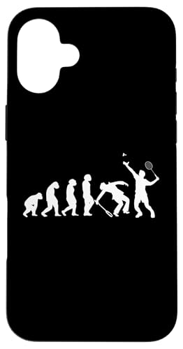 Badminton Federball Badmintonspieler EVOLUTION BADMINTON Hülle für iPhone 16 Plus Badminton Federball Badmintonspieler EVOLUTION BADMINTON Hülle für iPhone 16 Plus von Badminton Set Zubehör Sport Geschenke Shirts