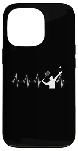 Badminton Federball Badmintonspieler Herzschlag BADMINTON Hülle für iPhone 13 Pro von Badminton Set Zubehör Sport Geschenke Shirts