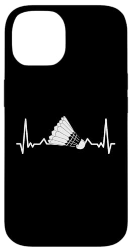 Badminton Federball Badmintonspieler Herzschlag BADMINTON Hülle für iPhone 14 von Badminton Set Zubehör Sport Geschenke Shirts