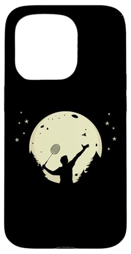 Badminton Federball Badmintonspieler Nacht BADMINTON Hülle für iPhone 15 Pro von Badminton Set Zubehör Sport Geschenke Shirts