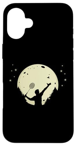 Badminton Federball Badmintonspieler Nacht BADMINTON Hülle für iPhone 16 Plus von Badminton Set Zubehör Sport Geschenke Shirts