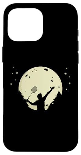 Badminton Federball Badmintonspieler Nacht BADMINTON Hülle für iPhone 16 Pro Max von Badminton Set Zubehör Sport Geschenke Shirts