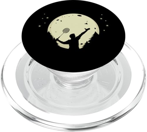 Badminton Federball Badmintonspieler Nacht BADMINTON PopSockets PopGrip für MagSafe Badminton Federball Badmintonspieler Nacht BADMINTON PopSockets PopGrip für MagSafe von Badminton Set Zubehör Sport Geschenke Shirts