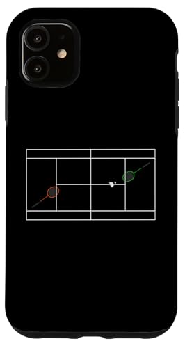 Badminton Federball Badmintonspieler Spielfeld BADMINTON Hülle für iPhone 11 von Badminton Set Zubehör Sport Geschenke Shirts
