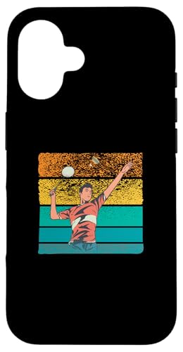 Badminton Federball Badmintonspieler Urlaub Reise BADMINTON Hülle für iPhone 16 von Badminton Set Zubehör Sport Geschenke Shirts