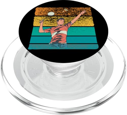 Badminton Federball Badmintonspieler Urlaub Reise BADMINTON PopSockets PopGrip für MagSafe Badminton Federball Badmintonspieler Urlaub Reise BADMINTON PopSockets PopGrip für MagSafe von Badminton Set Zubehör Sport Geschenke Shirts