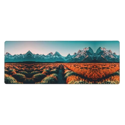 Großes Mauspad, Motiv: Berge und Sonnenuntergang, 30 x 80 cm, Gaming-Schreibtischmatte, erweiterter Schutz für Zuhause, Büro, Computer, Laptop Großes Mauspad, Motiv: Berge und Sonnenuntergang, 30 x 80 cm, Gaming-Schreibtischmatte, erweiterter Schutz für Zuhause, Büro, Computer, Laptop von BaerK