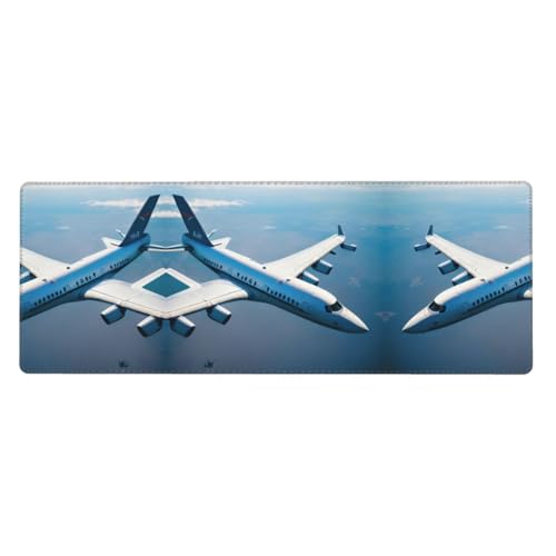 Großes Mauspad mit Flugzeugdruck, 30 x 80 cm, Gaming-Schreibtischmatte, erweiterter Schutz für Zuhause, Büro, Computer, Laptop Großes Mauspad mit Flugzeugdruck, 30 x 80 cm, Gaming-Schreibtischmatte, erweiterter Schutz für Zuhause, Büro, Computer, Laptop von BaerK