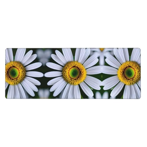 Großes Mauspad mit Gänseblümchen-Motiv, 30 x 80 cm, Gaming-Schreibtischmatte, erweiterter Schutz für Zuhause, Büro, Computer, Laptop Großes Mauspad mit Gänseblümchen-Motiv, 30 x 80 cm, Gaming-Schreibtischmatte, erweiterter Schutz für Zuhause, Büro, Computer, Laptop von BaerK