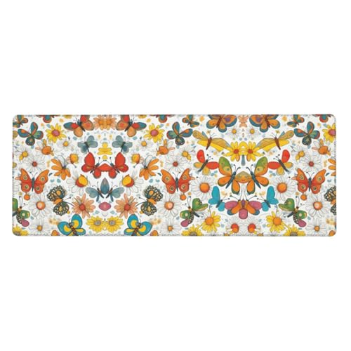 Großes Mauspad mit Gänseblümchen-Motiv, 30 x 80 cm, Gaming-Schreibtischmatte, erweiterter Schutz für Zuhause, Büro, Computer, Laptop Großes Mauspad mit Gänseblümchen-Motiv, 30 x 80 cm, Gaming-Schreibtischmatte, erweiterter Schutz für Zuhause, Büro, Computer, Laptop von BaerK
