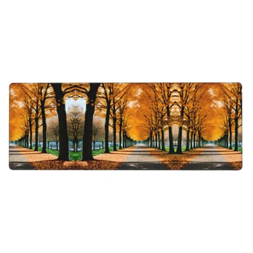 Großes Mauspad mit Herbstblättern, 30 x 80 cm, Gaming-Schreibtischmatte, erweiterter Schutz für Zuhause, Büro, Computer, Laptop Großes Mauspad mit Herbstblättern, 30 x 80 cm, Gaming-Schreibtischmatte, erweiterter Schutz für Zuhause, Büro, Computer, Laptop von BaerK