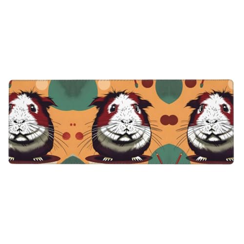 Großes Mauspad mit Meerschweinchen-Muster, 30 x 80 cm, Gaming-Schreibtischmatte, erweiterter Schutz für Zuhause, Büro, Computer, Laptop Großes Mauspad mit Meerschweinchen-Muster, 30 x 80 cm, Gaming-Schreibtischmatte, erweiterter Schutz für Zuhause, Büro, Computer, Laptop von BaerK