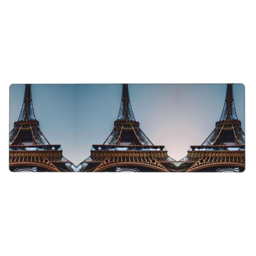Großes Mauspad mit Paris-Eiffelturm-Druck, 30 x 80 cm, Gaming-Schreibtischmatte, erweiterter Schutz für Zuhause, Büro, Computer, Laptop Großes Mauspad mit Paris-Eiffelturm-Druck, 30 x 80 cm, Gaming-Schreibtischmatte, erweiterter Schutz für Zuhause, Büro, Computer, Laptop von BaerK