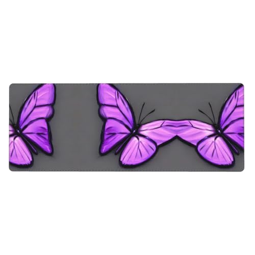 Großes Mauspad mit Schmetterlingsmotiv, 30 x 80 cm, Gaming-Schreibtischmatte, erweiterter Schutz für Zuhause, Büro, Computer, Laptop Großes Mauspad mit Schmetterlingsmotiv, 30 x 80 cm, Gaming-Schreibtischmatte, erweiterter Schutz für Zuhause, Büro, Computer, Laptop von BaerK