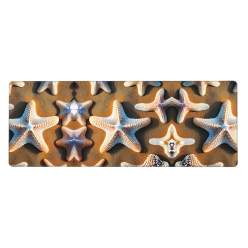 Großes Mauspad mit Seestern-Stranddruck, 30 x 80 cm, Gaming-Schreibtischmatte, erweiterter Schutz für Zuhause, Büro, Computer, Laptop Großes Mauspad mit Seestern-Stranddruck, 30 x 80 cm, Gaming-Schreibtischmatte, erweiterter Schutz für Zuhause, Büro, Computer, Laptop von BaerK