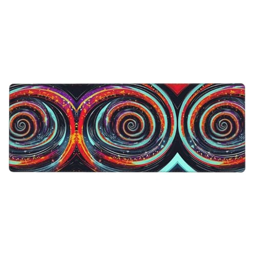 Großes Mauspad mit kosmischem Druck, 30 x 80 cm, Gaming-Schreibtischmatte, erweiterter Schutz für Zuhause, Büro, Computer, Laptop von BaerK