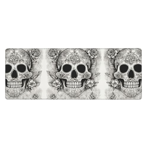 Großes Mauspad mit mexikanischem Totenkopf-Druck, 30 x 80 cm, Gaming-Schreibtischmatte, erweiterter Schutz für Zuhause, Büro, Computer, Laptop Großes Mauspad mit mexikanischem Totenkopf-Druck, 30 x 80 cm, Gaming-Schreibtischmatte, erweiterter Schutz für Zuhause, Büro, Computer, Laptop von BaerK