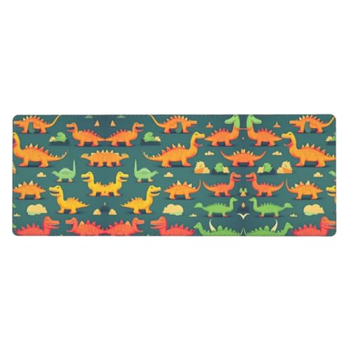 Großes Mauspad mit vielen kleinen Dinosaurier-Druck, 30 x 80 cm, Gaming-Schreibtischmatte, erweiterter Schutz für Zuhause, Büro, Computer, Laptop Großes Mauspad mit vielen kleinen Dinosaurier-Druck, 30 x 80 cm, Gaming-Schreibtischmatte, erweiterter Schutz für Zuhause, Büro, Computer, Laptop von BaerK