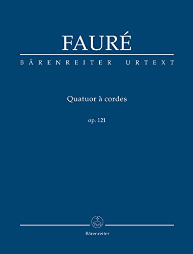 Quatuor à cordes (Streichquartett) op. 121: Studienpartitur von Bärenreiter