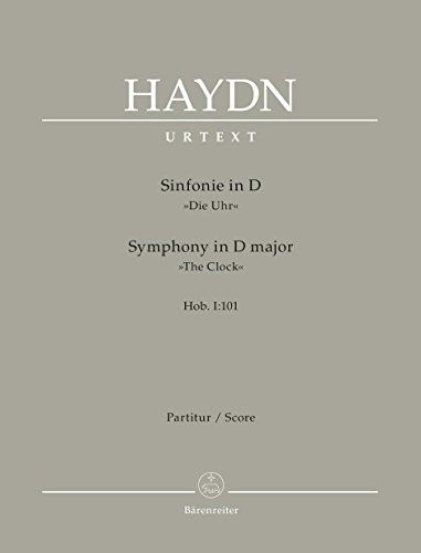 Sinfonie in D (Die Uhr) Hob. I:101. Partitur von Bärenreiter