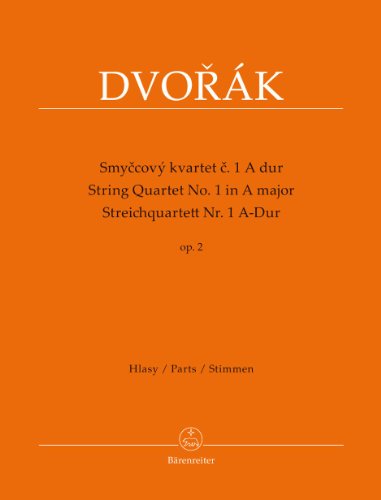 Streichquartett Nr. 1 A-Dur op. 2 (Smyccový kvartet c. 1 A dur op. 2): Stimmen von Bärenreiter