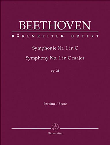 Symphonie Nr. 1 C-Dur op. 21. Partitur, Urtextausgabe von Bärenreiter