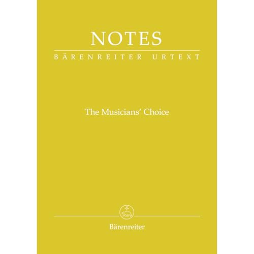 Bärenreiter Notes - The Musician's Choice - Notenheft von Bärenreiter