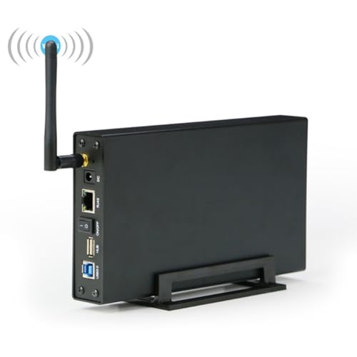 Baeroprki Tragbares 3,5-HDD-SSD-Gehäuse, Tragbarer USB3.0-Rj45-Ethernet-NAS-Netzwerk-Streaming-Server-Speicher für Gehäuse, EU-Stecker Baeroprki Tragbares 3,5-HDD-SSD-Gehäuse, Tragbarer USB3.0-Rj45-Ethernet-NAS-Netzwerk-Streaming-Server-Speicher für Gehäuse, EU-Stecker von Baeroprki