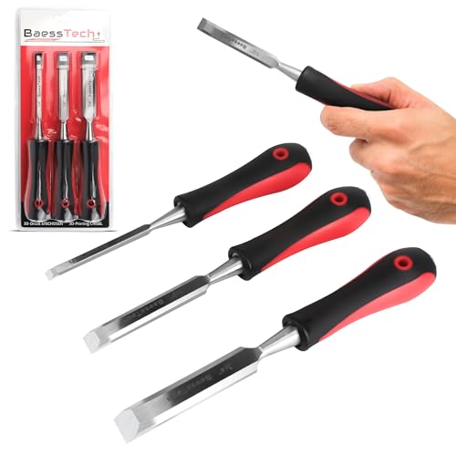 BaessTech 3D Druck Stecheisen Set 3-teilig – Stützstrukturen leicht entfernen – 3D Drucke von Bauplatte lösen – 3D Drucker Zubehör, Spachtel Hand-Entgrater BaessTech 3D Druck Stecheisen Set 3-teilig – Stützstrukturen leicht entfernen – 3D Drucke von Bauplatte lösen – 3D Drucker Zubehör, Spachtel Hand-Entgrater von BaessTech