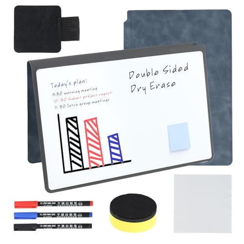 Kleines Whiteboard A5 Tragbares trocken abwischbares Whiteboard Notizblock, Wiederverwendbares Whiteboard Notizbuch mit Stift und Stifthalter, Wischtuch mit PU-Abdeckung für Büro, Geschäft, Kleines Whiteboard A5 Tragbares trocken abwischbares Whiteboard Notizblock, Wiederverwendbares Whiteboard Notizbuch mit Stift und Stifthalter, Wischtuch mit PU-Abdeckung für Büro, Geschäft, von Bafeil
