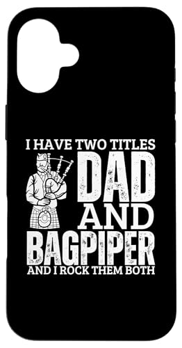 Dudelsack und Papa Stolz, lustiger Dudelsack für Männer Hülle für iPhone 16 Plus Dudelsack und Papa Stolz, lustiger Dudelsack für Männer Hülle für iPhone 16 Plus von Bag Pipes Scottish Gifts For Bagpiper