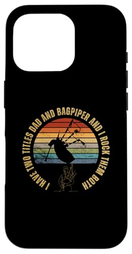 Dudelsack und Papa Stolz, lustiger Dudelsack für Männer Hülle für iPhone 16 Pro Dudelsack und Papa Stolz, lustiger Dudelsack für Männer Hülle für iPhone 16 Pro von Bag Pipes Scottish Gifts For Bagpiper