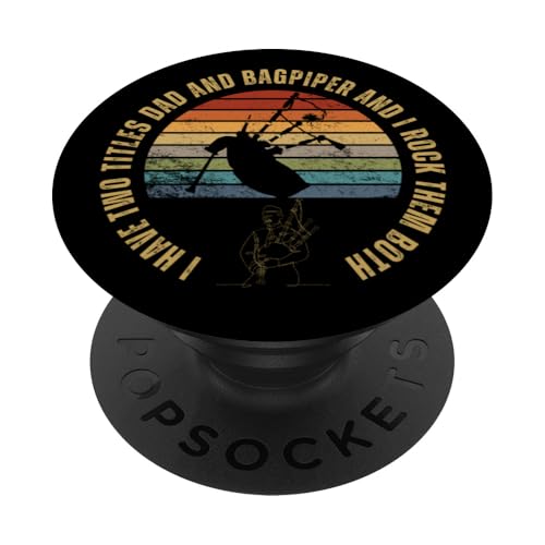 Dudelsack und Papa Stolz, lustiger Dudelsack für Männer PopSockets Klebender PopGrip Dudelsack und Papa Stolz, lustiger Dudelsack für Männer PopSockets Klebender PopGrip von Bag Pipes Scottish Gifts For Bagpiper