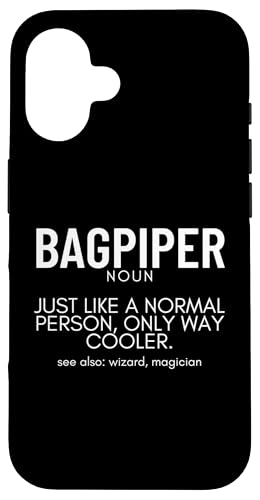 Dudelsackspieler Definition Stolzer Lustiger Dudelsackspieler Hülle für iPhone 16 von Bag Pipes Scottish Gifts For Bagpiper