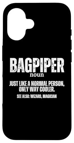 Dudelsackspieler Definition Stolzer Lustiger Dudelsackspieler Hülle für iPhone 16 von Bag Pipes Scottish Gifts For Bagpiper