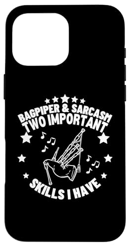 Dudelsackspieler und Sarkasmus lustiger Dudelsackspieler Hülle für iPhone 16 Pro Max Dudelsackspieler und Sarkasmus lustiger Dudelsackspieler Hülle für iPhone 16 Pro Max von Bag Pipes Scottish Gifts For Bagpiper