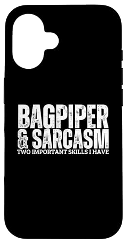Dudelsackspieler und Sarkasmus lustiger Dudelsackspieler Hülle für iPhone 16 Dudelsackspieler und Sarkasmus lustiger Dudelsackspieler Hülle für iPhone 16 von Bag Pipes Scottish Gifts For Bagpiper