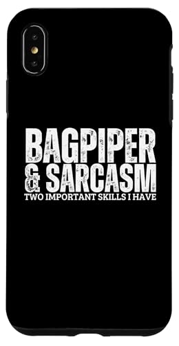 Dudelsackspieler und Sarkasmus lustiger Dudelsackspieler Hülle für iPhone XS Max Dudelsackspieler und Sarkasmus lustiger Dudelsackspieler Hülle für iPhone XS Max von Bag Pipes Scottish Gifts For Bagpiper