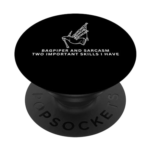 Dudelsackspieler und Sarkasmus lustiger Dudelsackspieler PopSockets Klebender PopGrip Dudelsackspieler und Sarkasmus lustiger Dudelsackspieler PopSockets Klebender PopGrip von Bag Pipes Scottish Gifts For Bagpiper