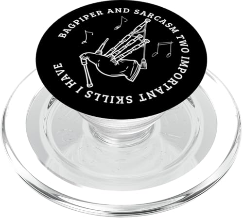 Dudelsackspieler und Sarkasmus lustiger Dudelsackspieler PopSockets PopGrip für MagSafe Dudelsackspieler und Sarkasmus lustiger Dudelsackspieler PopSockets PopGrip für MagSafe von Bag Pipes Scottish Gifts For Bagpiper