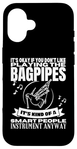 Dudelsäcke sind für kluge Leute lustiger Dudelsackspieler Hülle für iPhone 16 Dudelsäcke sind für kluge Leute lustiger Dudelsackspieler Hülle für iPhone 16 von Bag Pipes Scottish Gifts For Bagpiper