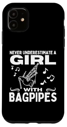 Never Underestimate A Girl With Dudelsack Women Bagpiper Hülle für iPhone 11 Never Underestimate A Girl With Dudelsack Women Bagpiper Hülle für iPhone 11 von Bag Pipes Scottish Gifts For Bagpiper