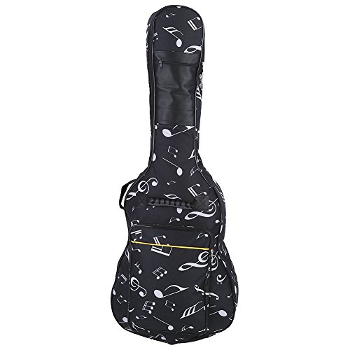 Bagima Gitarrenkoffer, Harte Skelett-Gitarrentasche, 53 × 44 × 4 39 40 41 Zoll, Softcase für Akustikgitarre, Rucksack, Oxford-Tasche mit Doppelten Riemen von Bagima