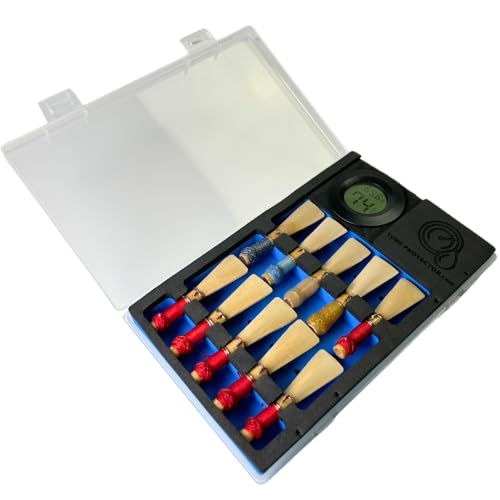 Tone Protector Reed Case for Oboe Reeds: Digital Fagott Reed Storage With Two-Way Humidity Control von BagpipeLessons