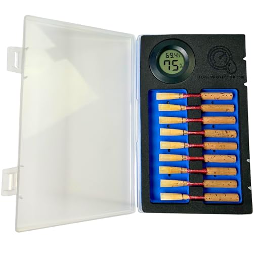 Tone Protector Reed Case for Oboe Reeds: Digital Oboe Reed Storage With Two-Way Humidity Control von BagpipeLessons