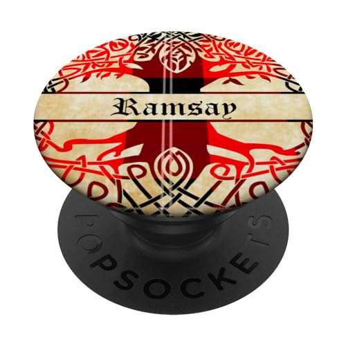 Ramsay Clan Tartan Baum des Lebens Schottischer Nachname PopSockets mit austauschbarem PopGrip Ramsay Clan Tartan Baum des Lebens Schottischer Nachname PopSockets mit austauschbarem PopGrip von Bagtown Clans