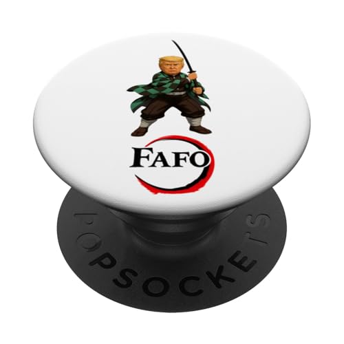 Fighter Fafo Hunter Illustration Novelty Graphic Designs PopSockets Klebender PopGrip von Bahaa's Tee